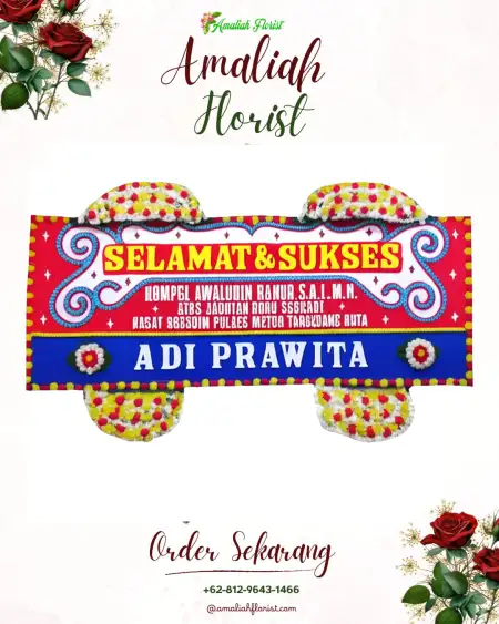 Papan Bunga Ucapan Selamat Raksajaya